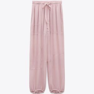 Zara Semi Sheer Cargo Pants NWT